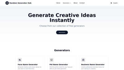 Random Generator Hub - AI tool for Business & Finance
