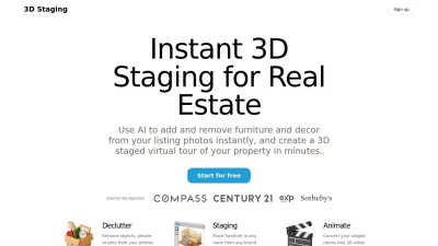 3D Staging - AI tool for AI Assistants