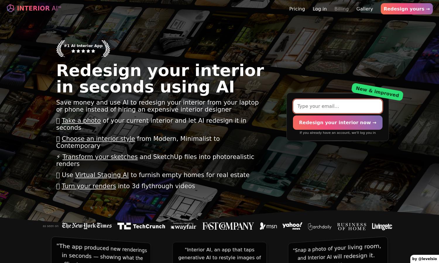 Interior AI™ Website