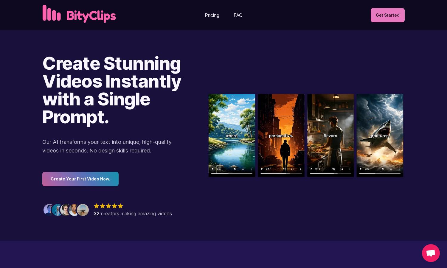 BityClips Website