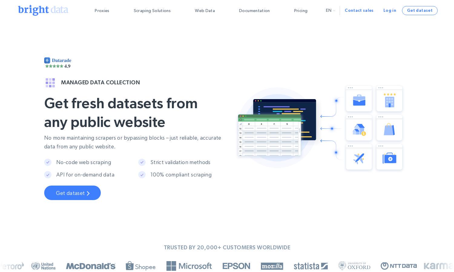 Bright Data Website