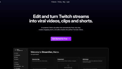 StreamGen  - AI tool for productivity