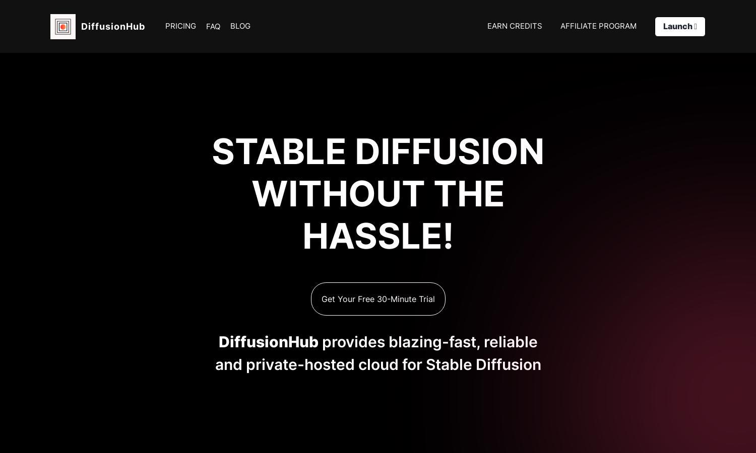 DiffusionHub Website