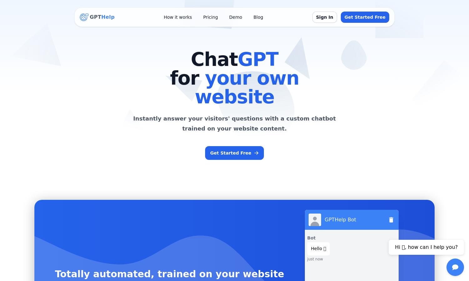 GPTHelp.ai Website