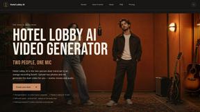 Hotel Lobby AI - tool for Video