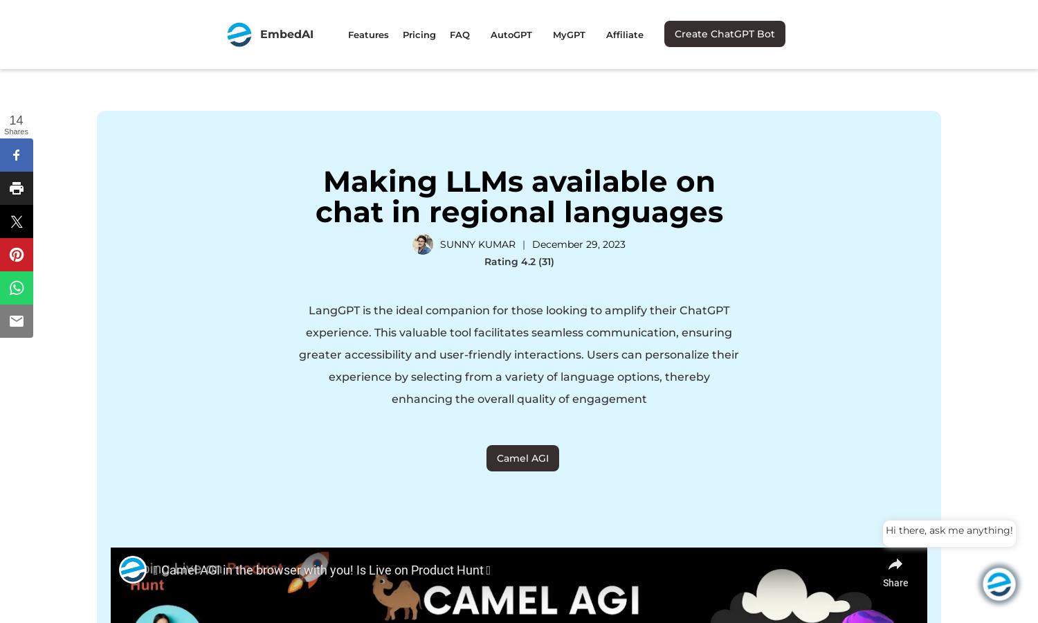 LangGPT Website