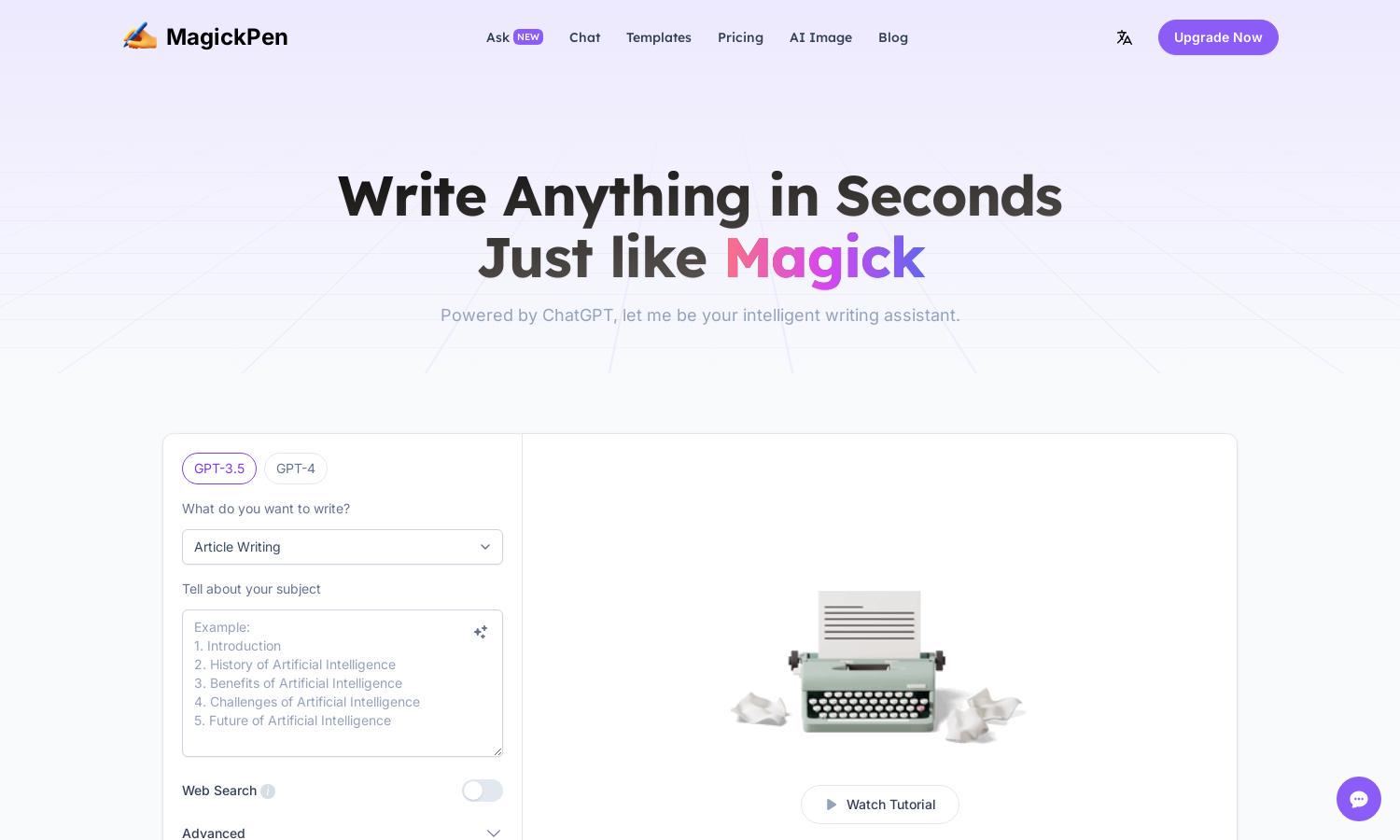 MagickPen Website