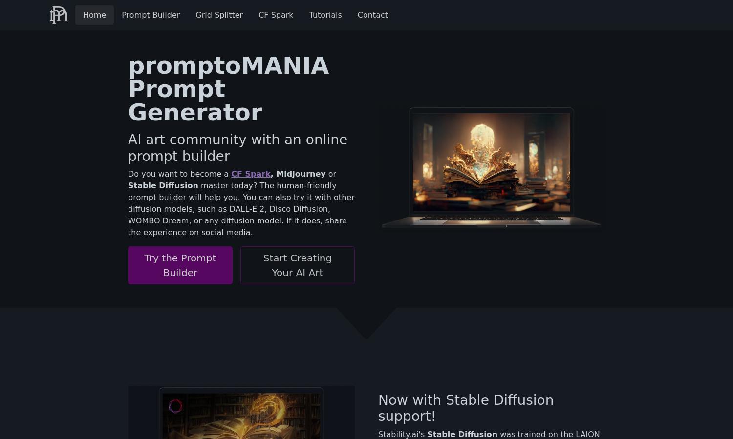 promptoMANIA Website