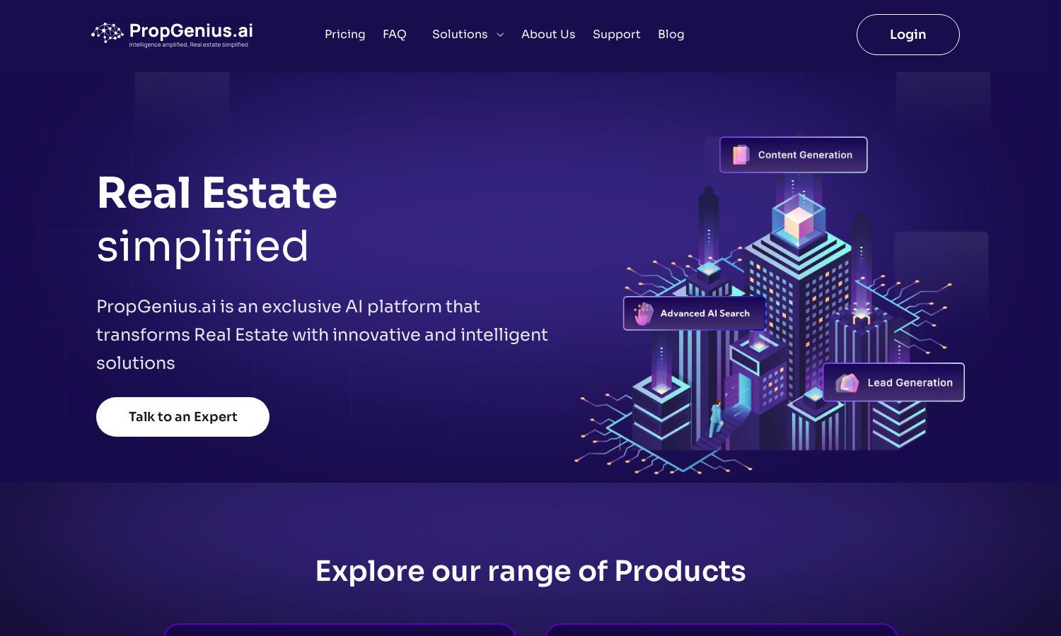 PropGenius.ai Website