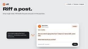 Riff - tool for Social Media