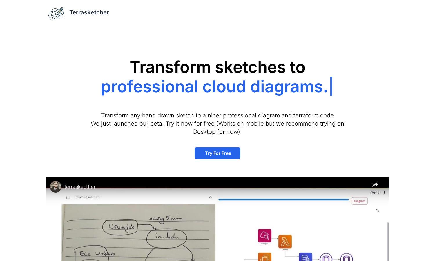 Terrasketcher Website