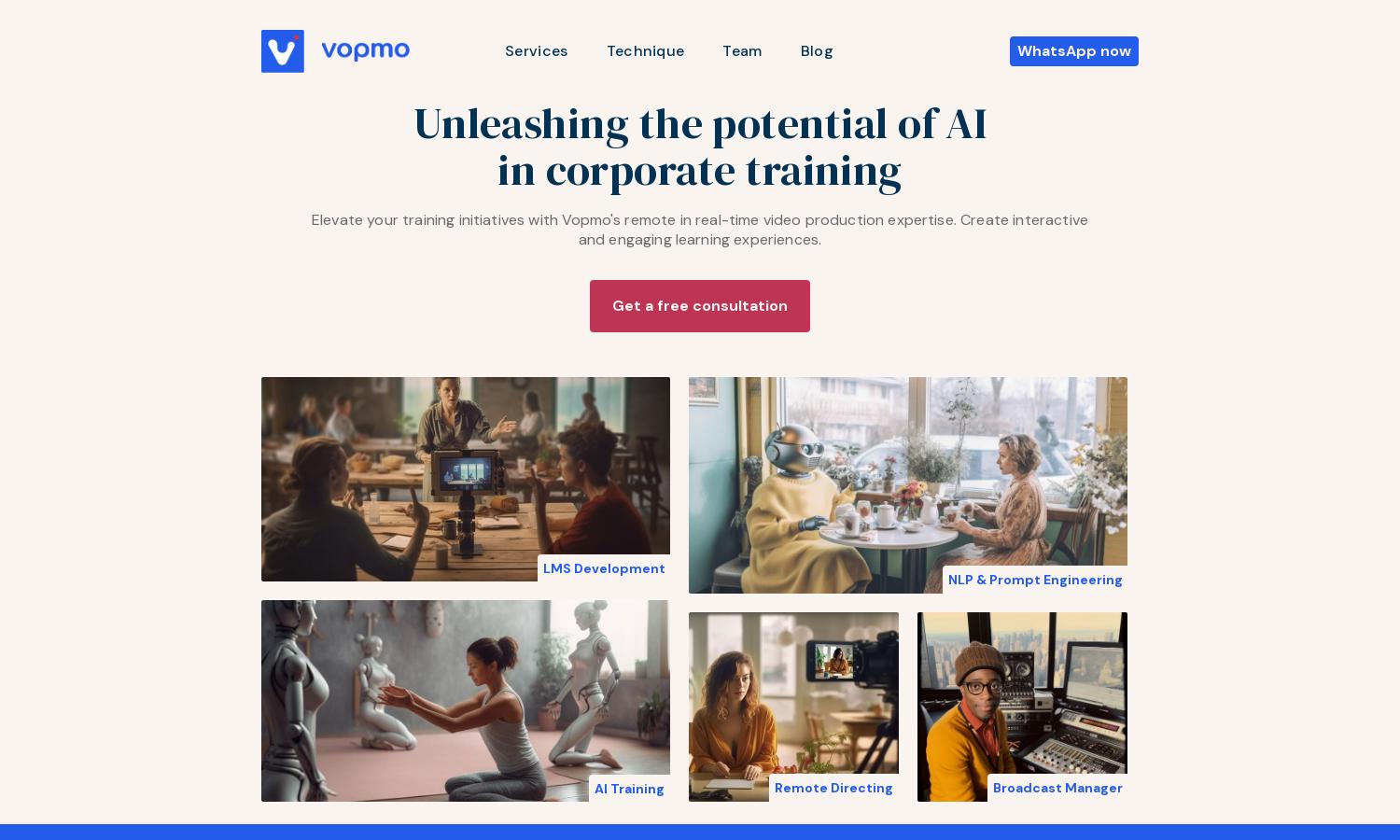 Vopmo Website