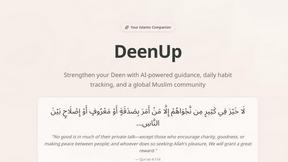 DeenUp - tool for productivity